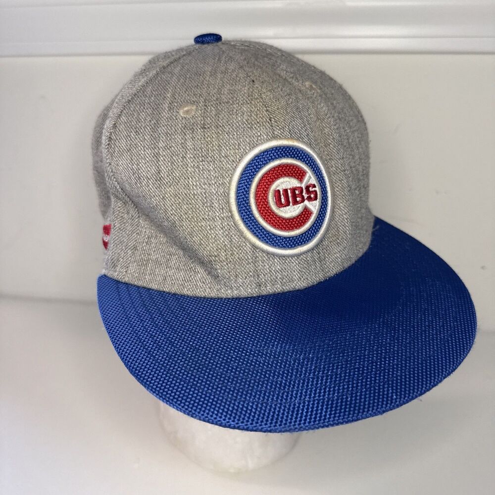 Chicago Cubs Budweiser Grey Wool Blend SnapBack Hat Cap